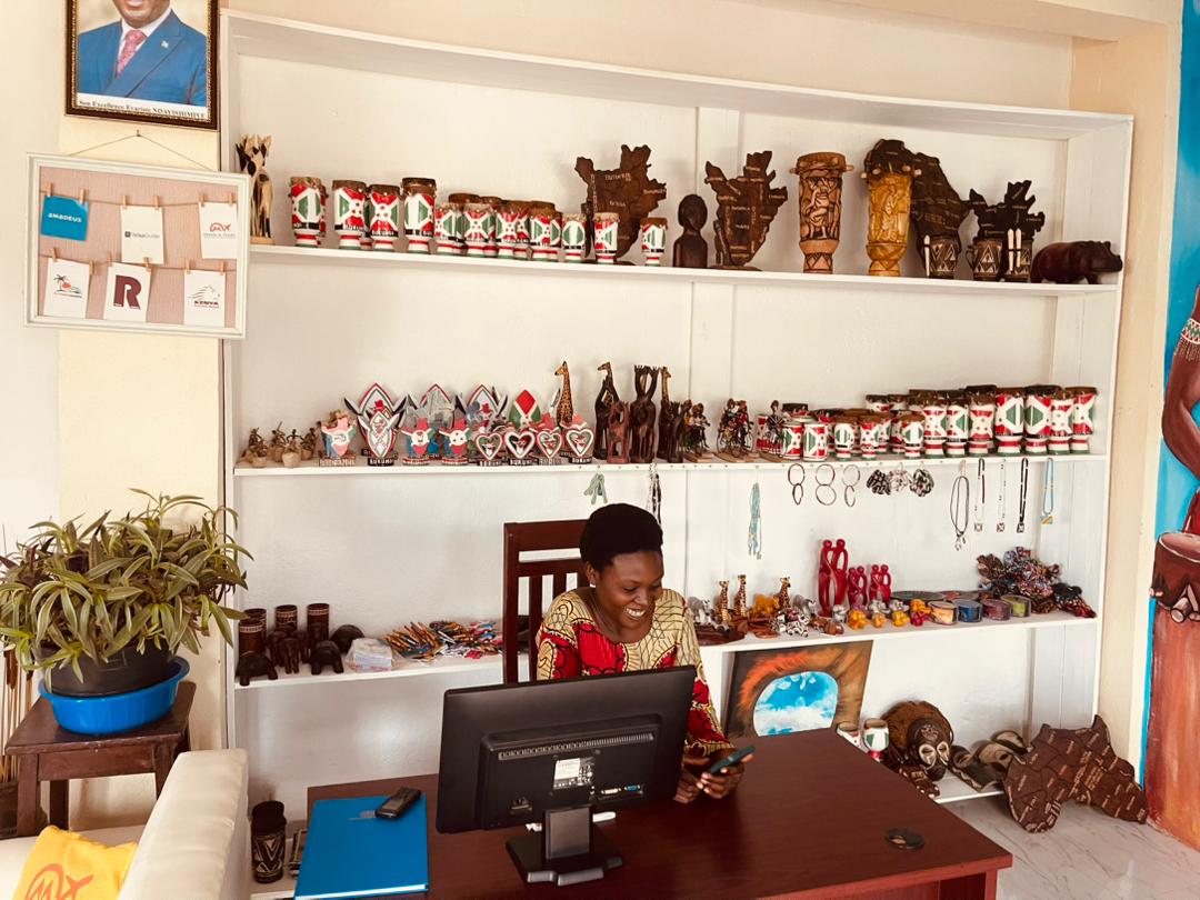 Remembrance picture corner at M Travel and Tours Burundi